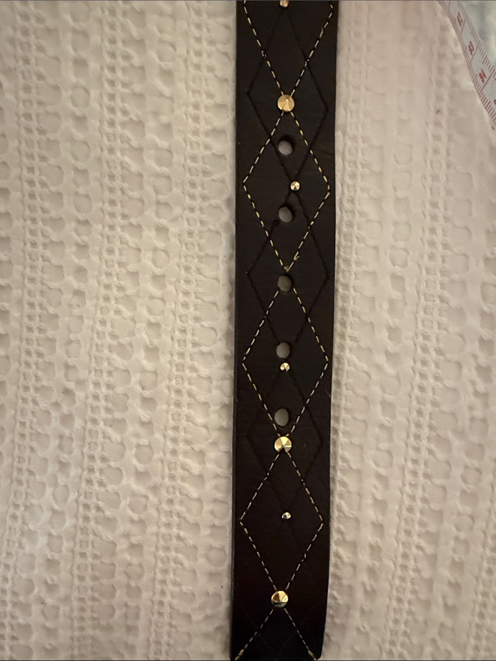 MICHAEL MICHAEL KORS Women’s Brown Leather 45” Extra Large - Picture 7 of 8